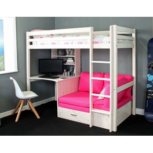 Wayfair bunk clearance bed with desk